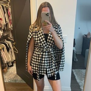 Shein houndstooth blazer M TTS